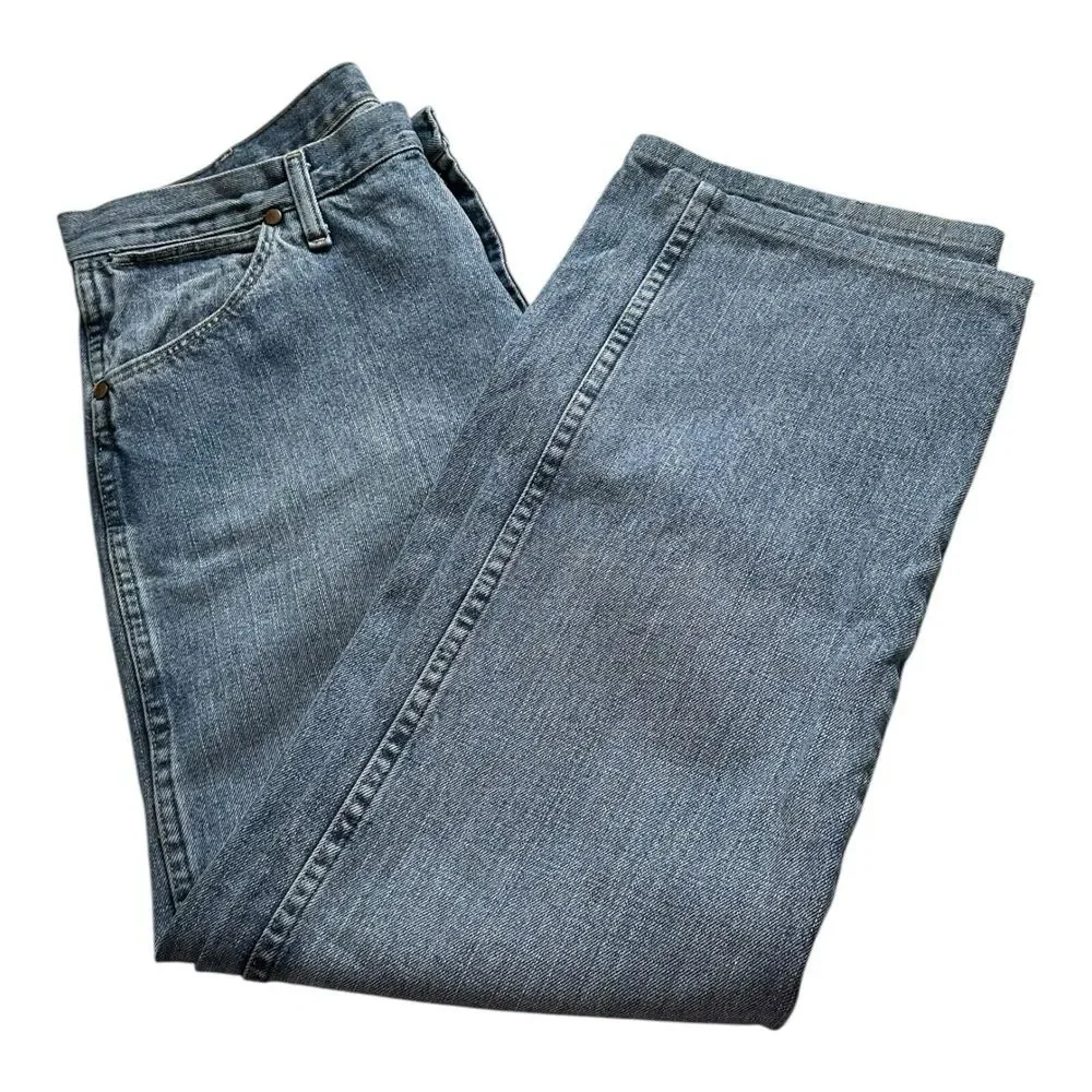 Vintage Wrangler Denim Pants Men's Light Blue Size ‎ (34 X 32)
